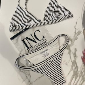 It’s Now Cool Striped Swim Bikini Bottoms